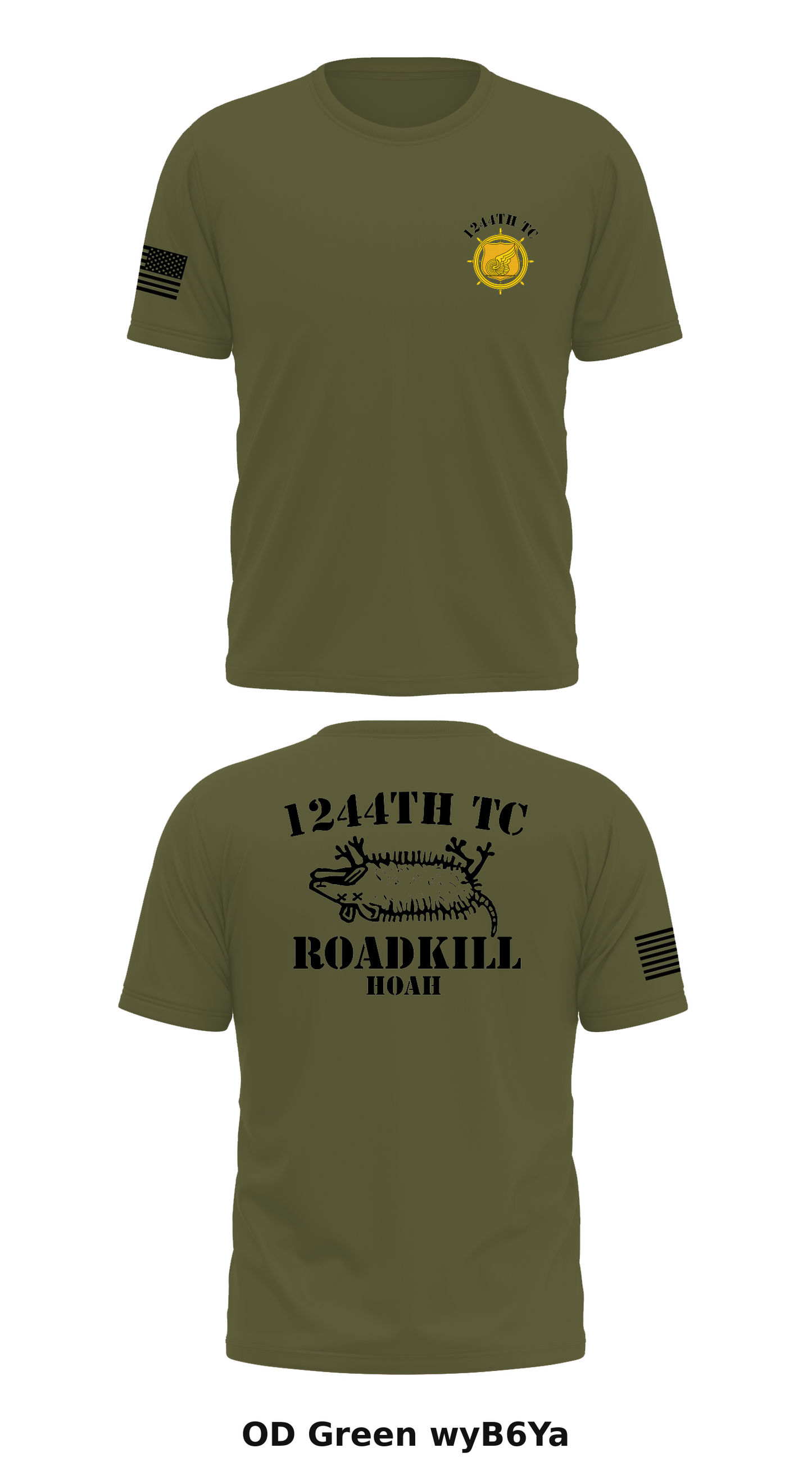 1244th TC Store 1 Core Men's SS Performance Tee - wyB6Ya