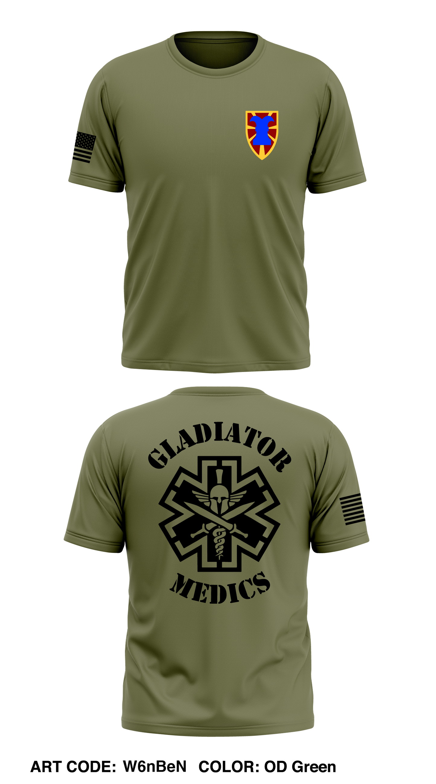 Medics, HHC, 7 TBX Store 1 Core Men's SS Performance Tee - W6nBeN