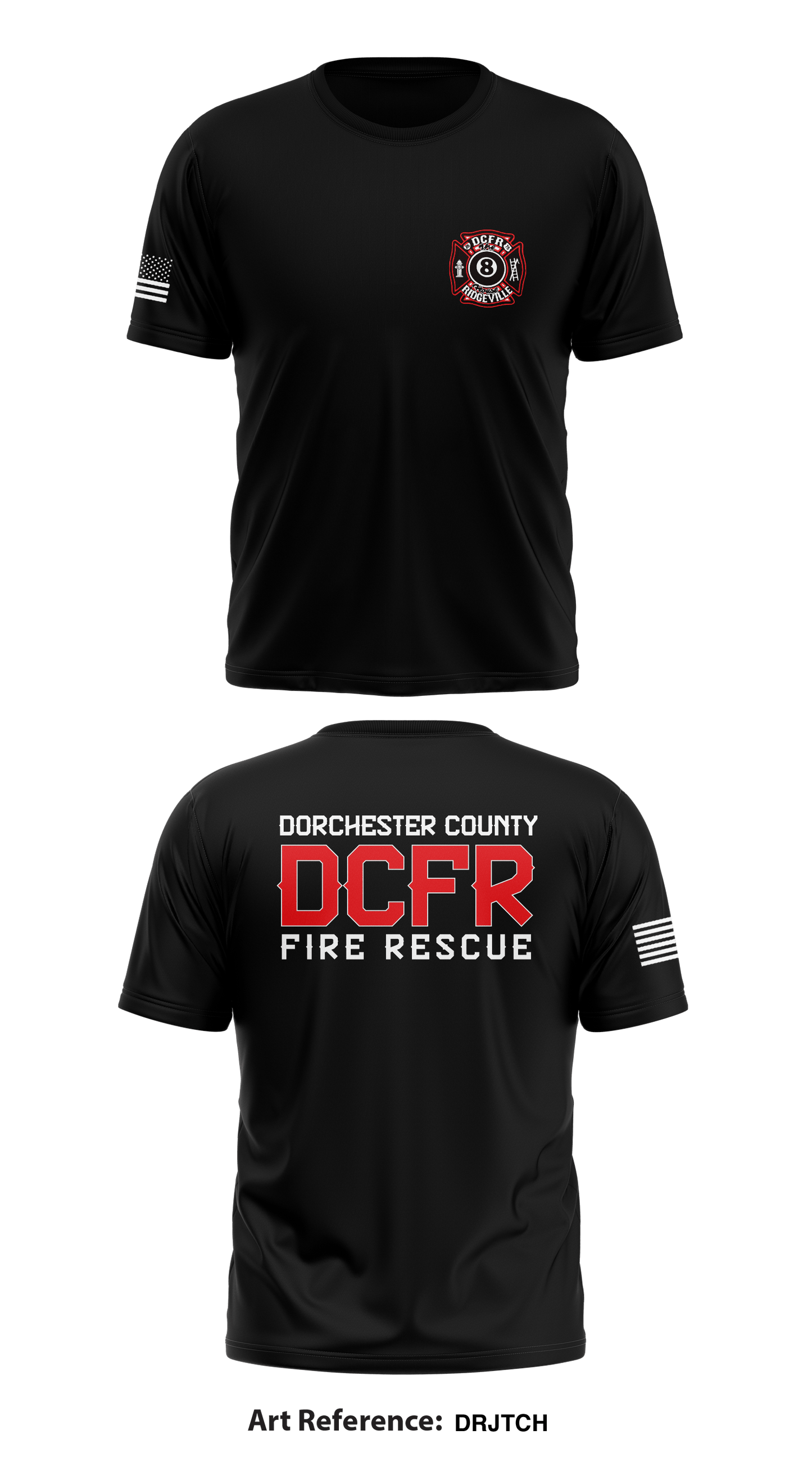 Dorchester County Fire Rescue Store 1 Core Men's SS Performance Tee - DrJTCH