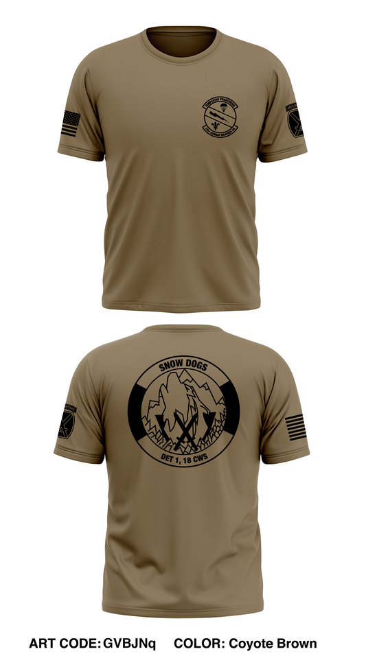 Det 1, 18th CWS Store 1 Core Men's SS Performance Tee - GVBJNq