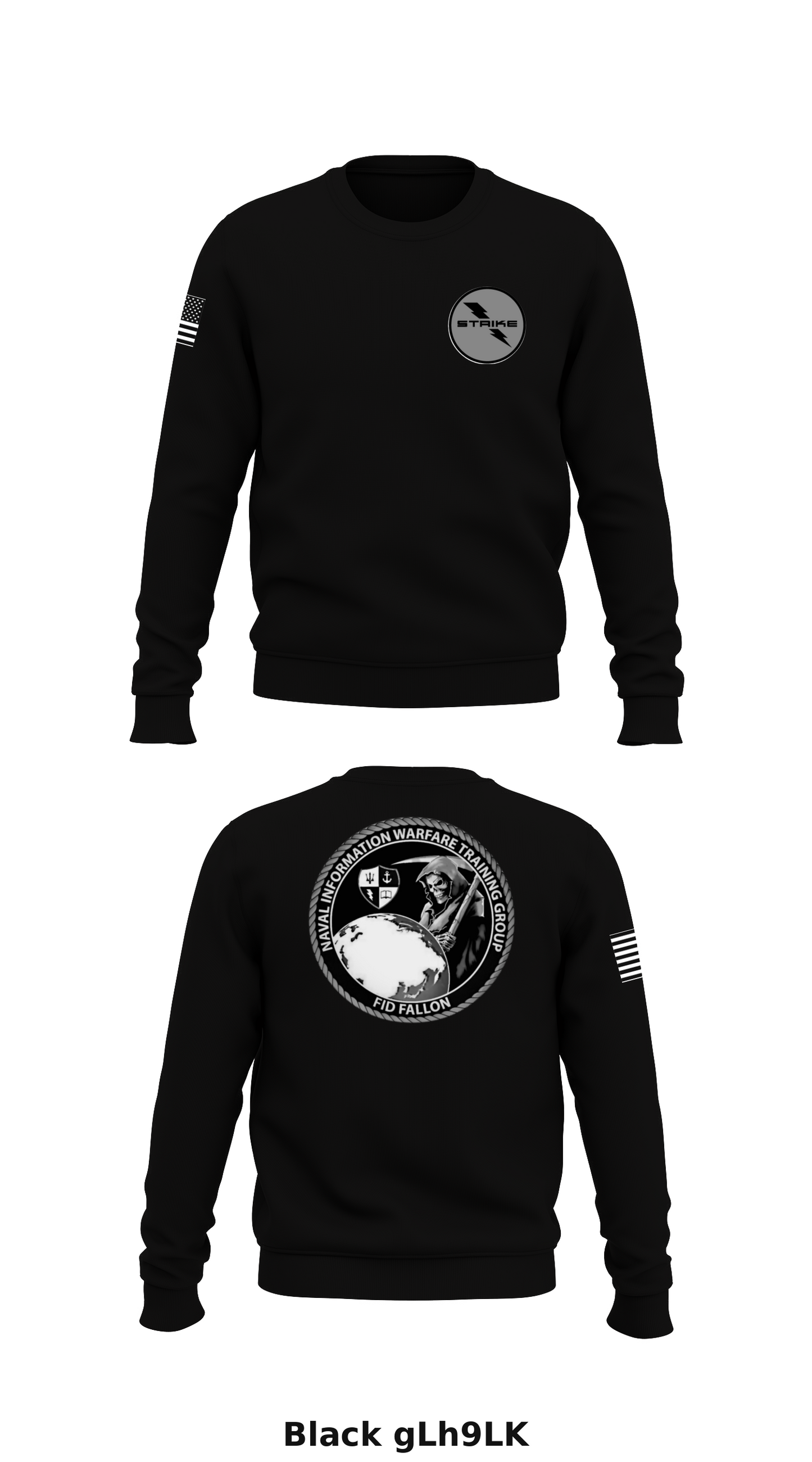 Naval Information Warfare Training Group FID FALLON Store 1 Core Men's Crewneck Performance Sweatshirt - gLh9LK