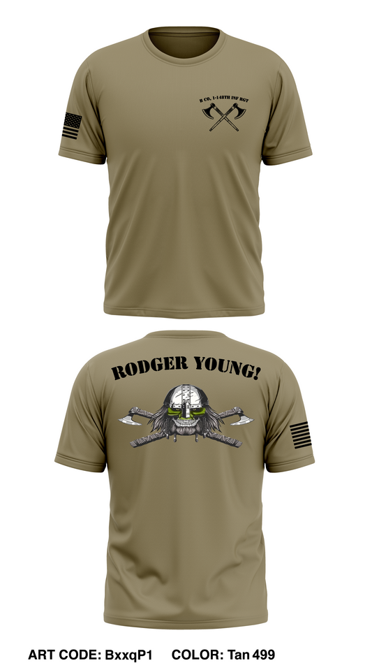 B Co, 1-148th INF RGT Store 1 Core Men's SS Performance Tee - BxxqP1