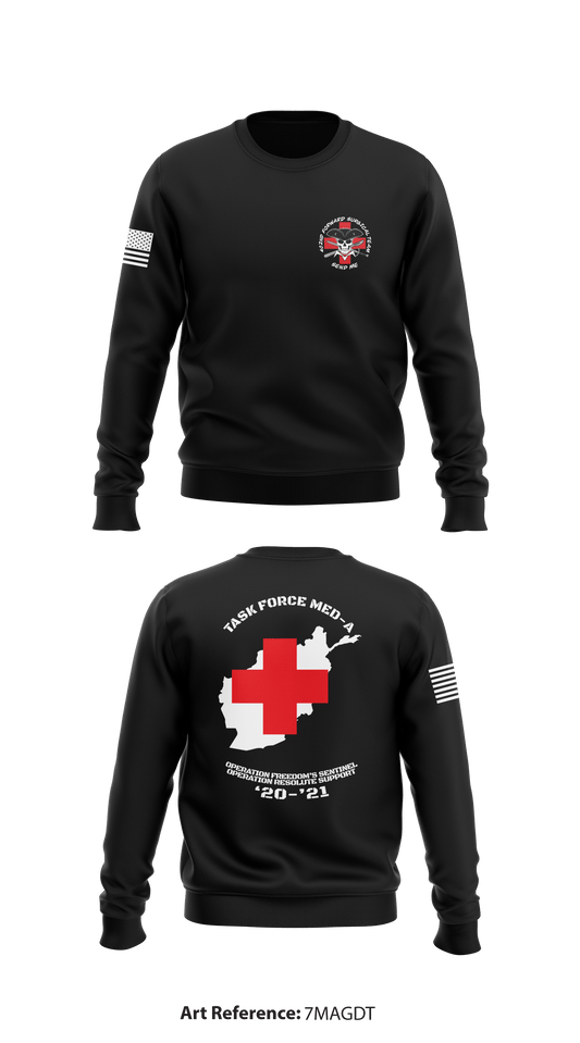 402nd FST Store 1 Core Men's Crewneck Performance Sweatshirt - 7MagdT