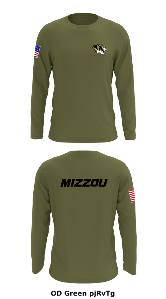 Mizzou Army ROTC Store 1 Core Men's LS Performance Tee - pjRvTg