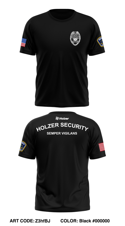Holzer Security Store 1 Core Men's SS Performance Tee - Z3hfBJ