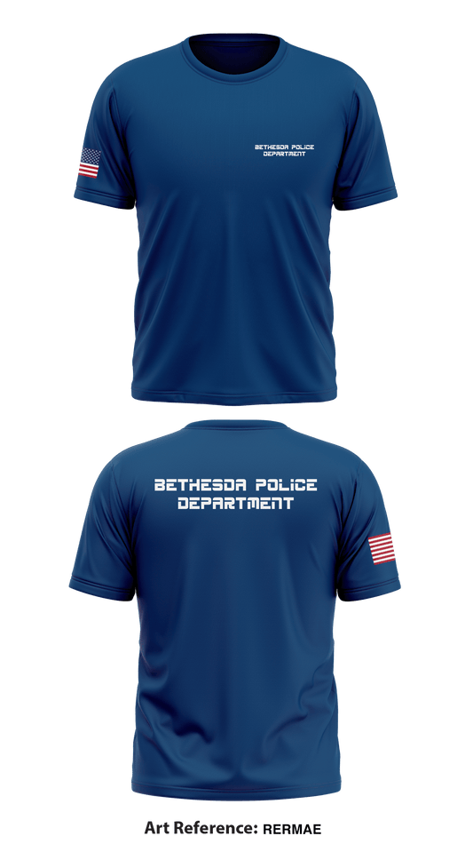 Bethesda Police Department Store 1 Core Men's SS Performance Tee - reRMAE