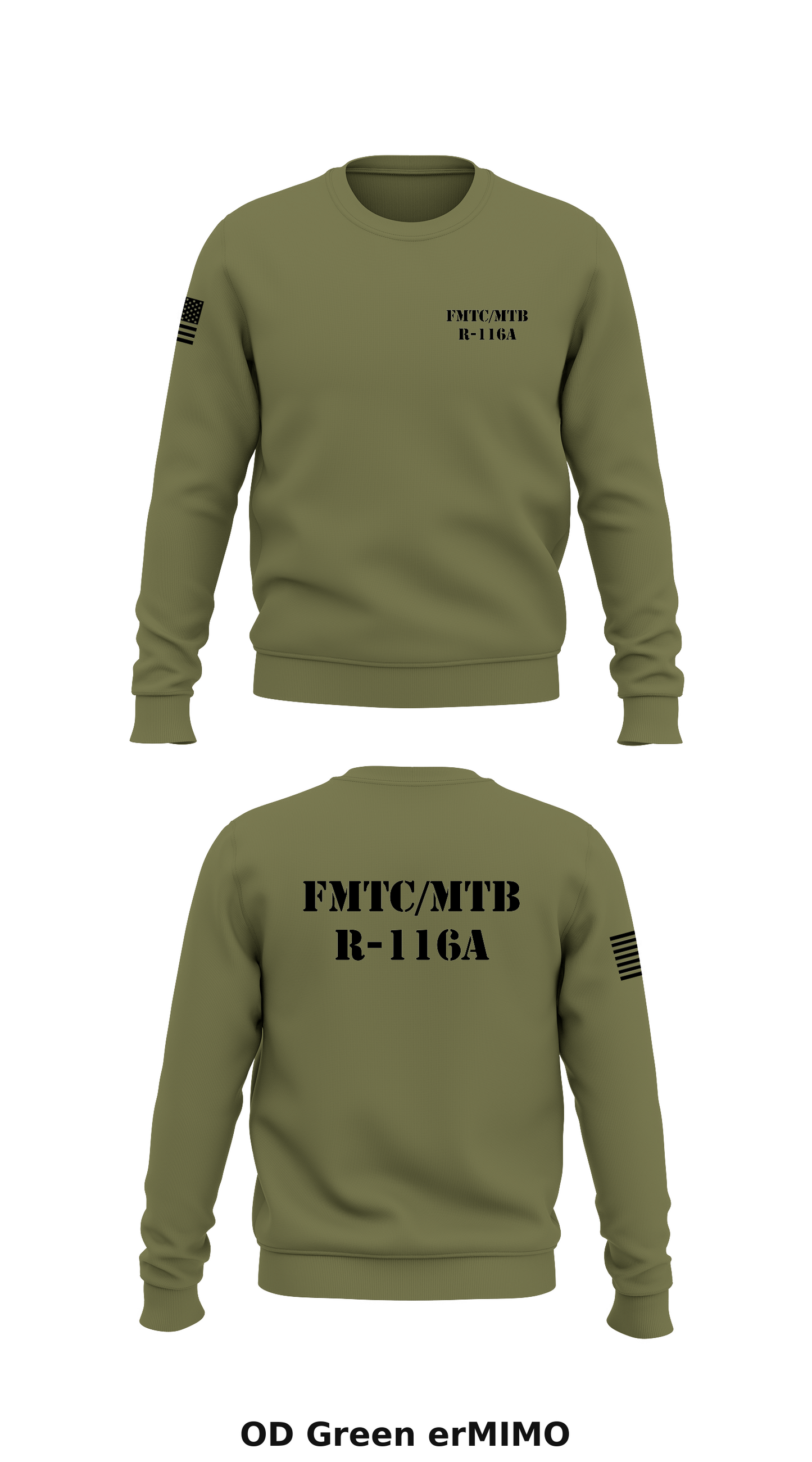 FMTC/MTB R-116A Store 1 Core Men's Crewneck Performance Sweatshirt - erMIMO