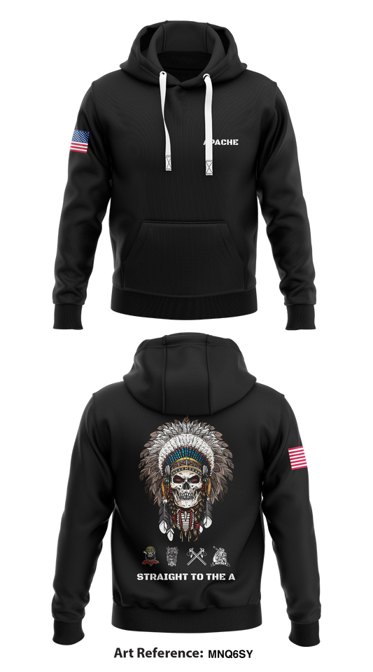 Apache, 1/3D CR Store 1  Core Men's Hooded Performance Sweatshirt - mnq6SY