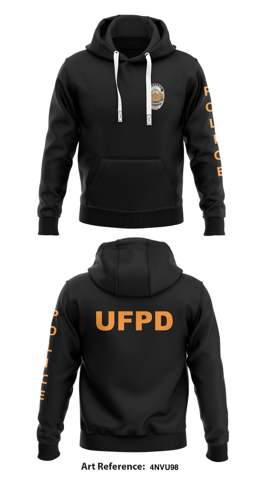 UF Police Store 1  Core Men's Hooded Performance Sweatshirt - 4Nvu98