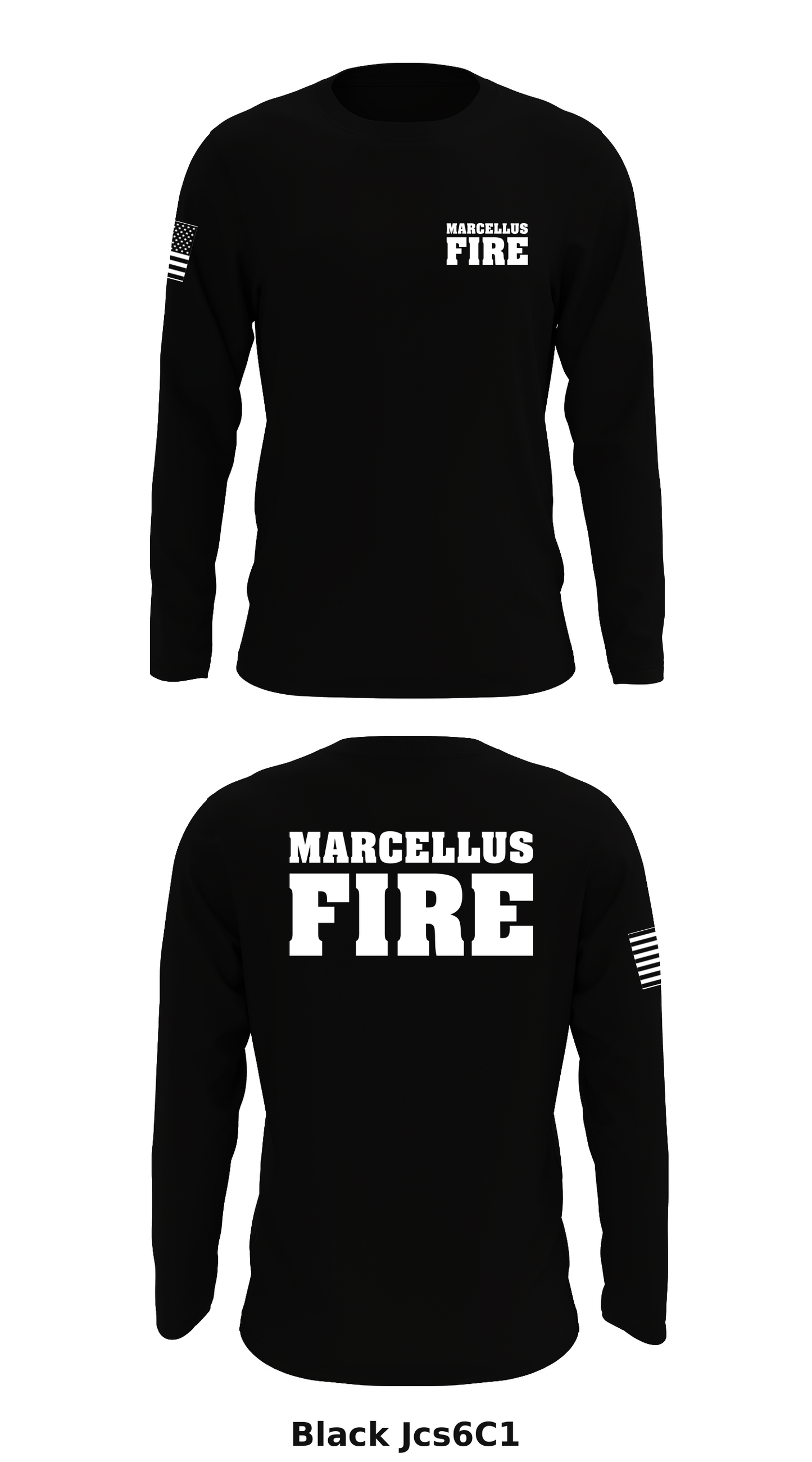 Marcellus fire Store 1 Core Men's LS Performance Tee - Jcs6C1