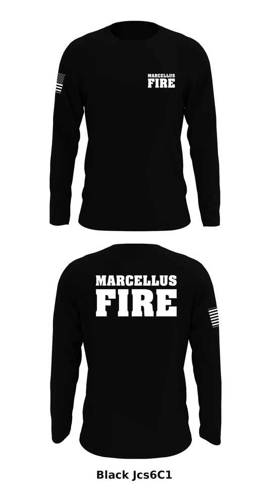 Marcellus fire Store 1 Core Men's LS Performance Tee - Jcs6C1