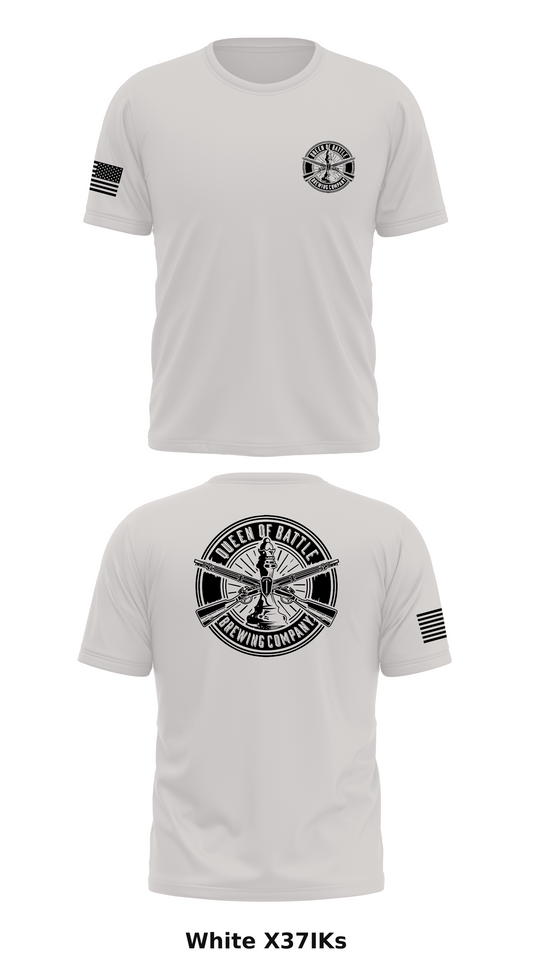 Queen of Battle Brewing Company Store 1 Core Men's SS Performance Tee - X37IKs