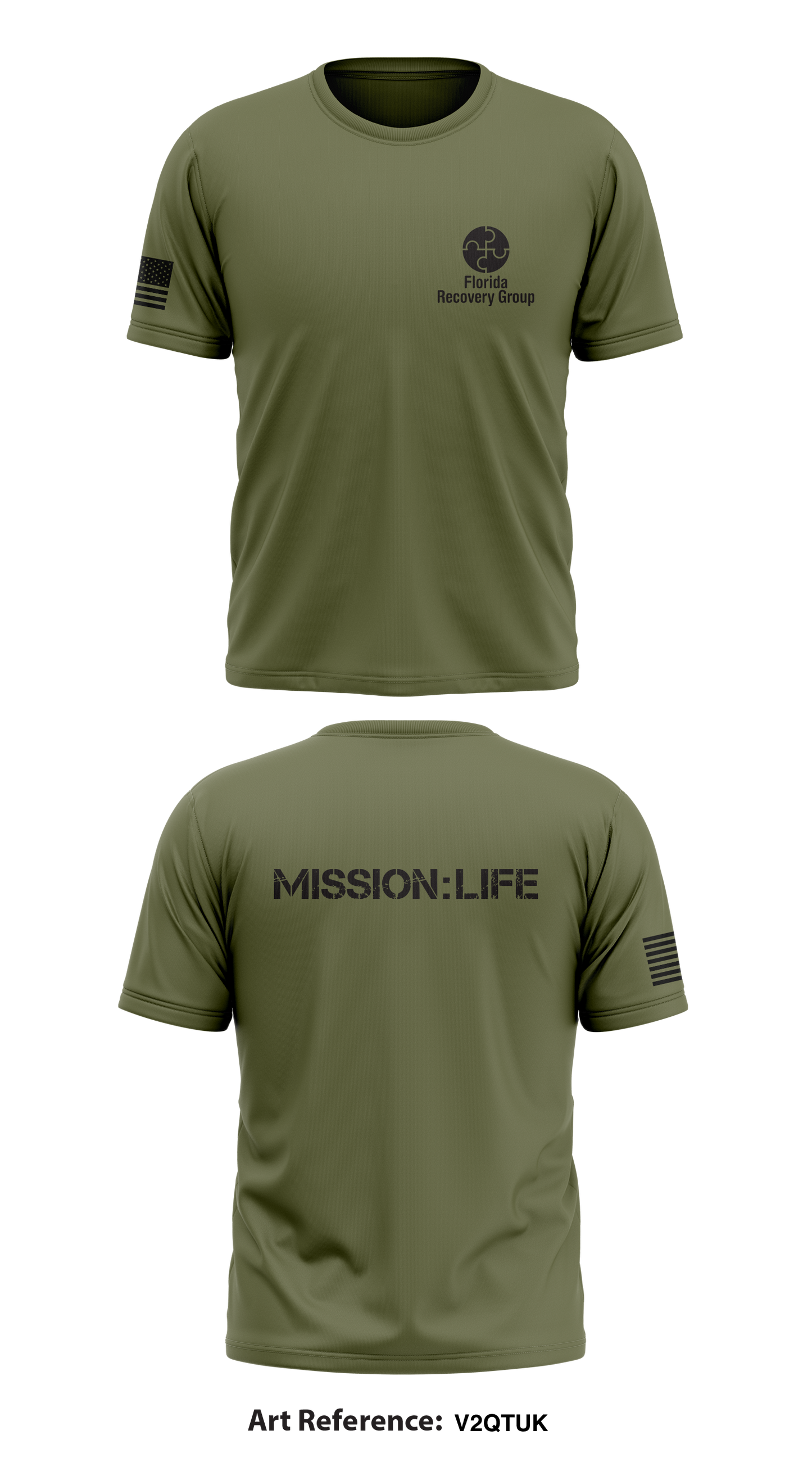 Florida Recovery Group Core Men's SS Performance Tee - v2qTuk