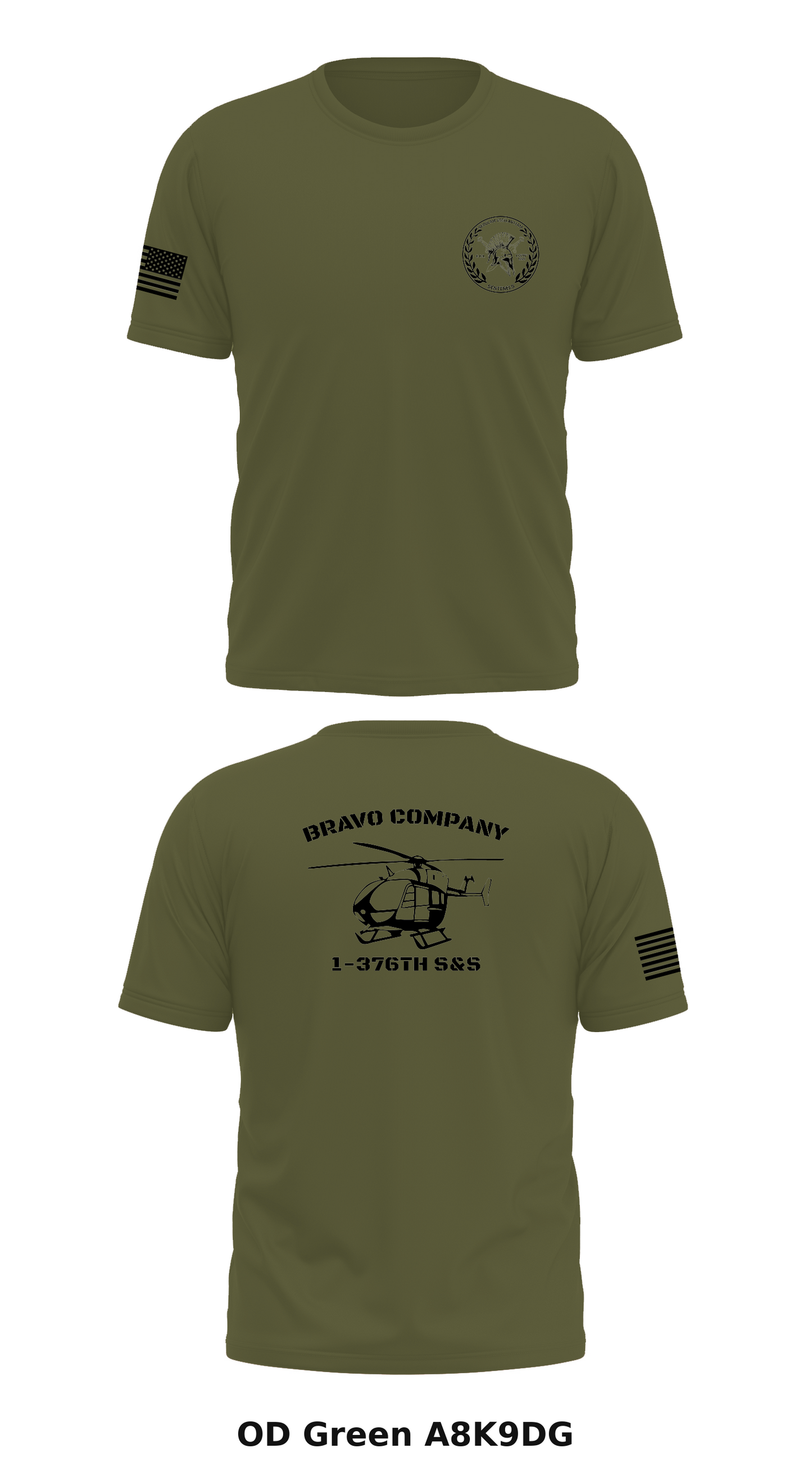 1-376th Store 1 Core Men's SS Performance Tee - A8K9DG