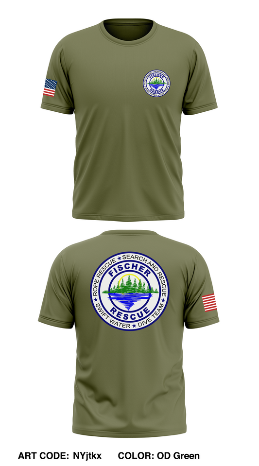 FISCHER RESCUE Store 1 Core Men's SS Performance Tee - NYjtkx