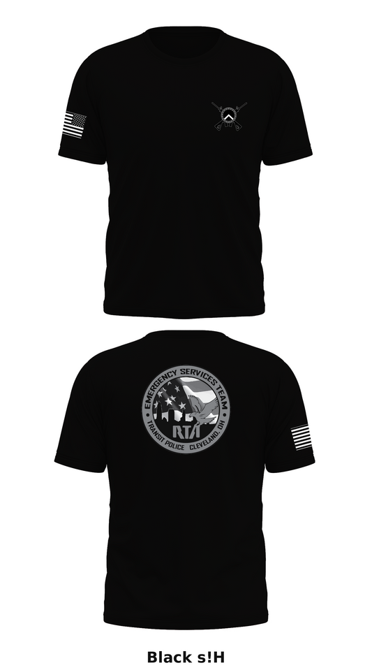 GCRTA Emergency Service Team (EST) Store 1 Core Men's SS Performance Tee - s!H