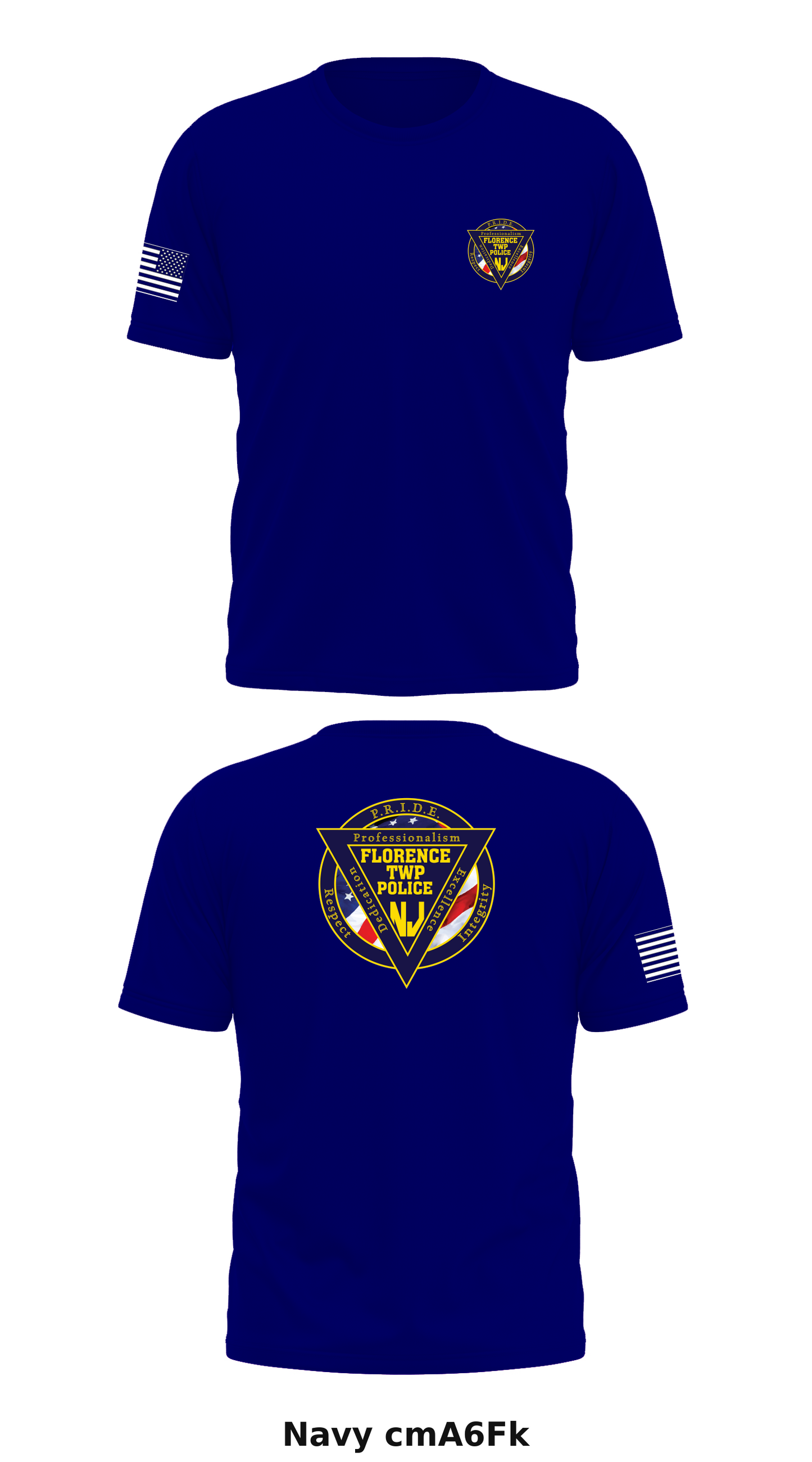 Florence Twp Police Dept Store 1 Core Men's SS Performance Tee - cmA6Fk