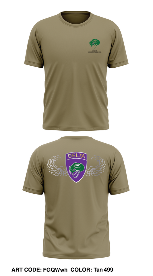 D CO, 404 CA BN (A) Store 1 Core Men's SS Performance Tee - FGQWwh