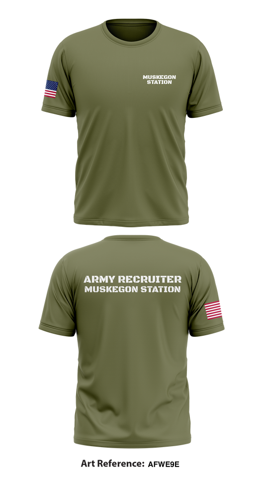 Muskegon station Store 1 Core Men's SS Performance Tee - AFwe9E