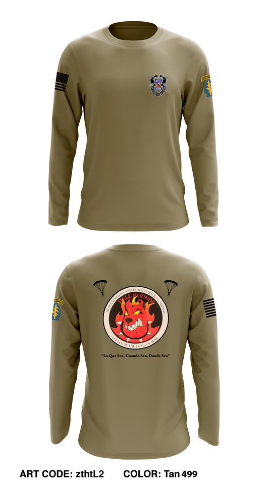 7th SFG(A) - GSB - HHC Store 1 Core Men's LS Performance Tee - zthtL2