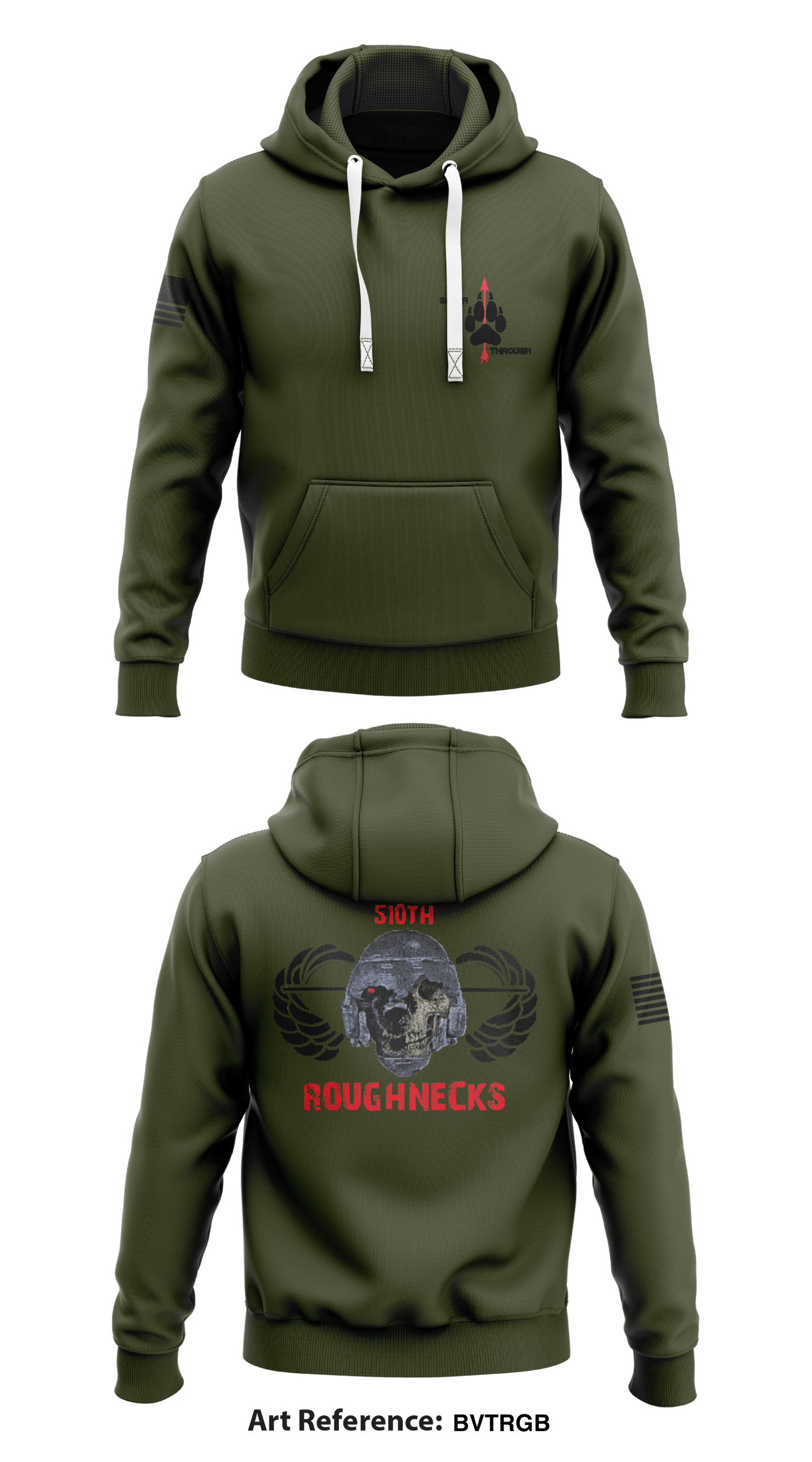 51th MP Detachment  Store 1  Core Men's Hooded Performance Sweatshirt - bVTRGb