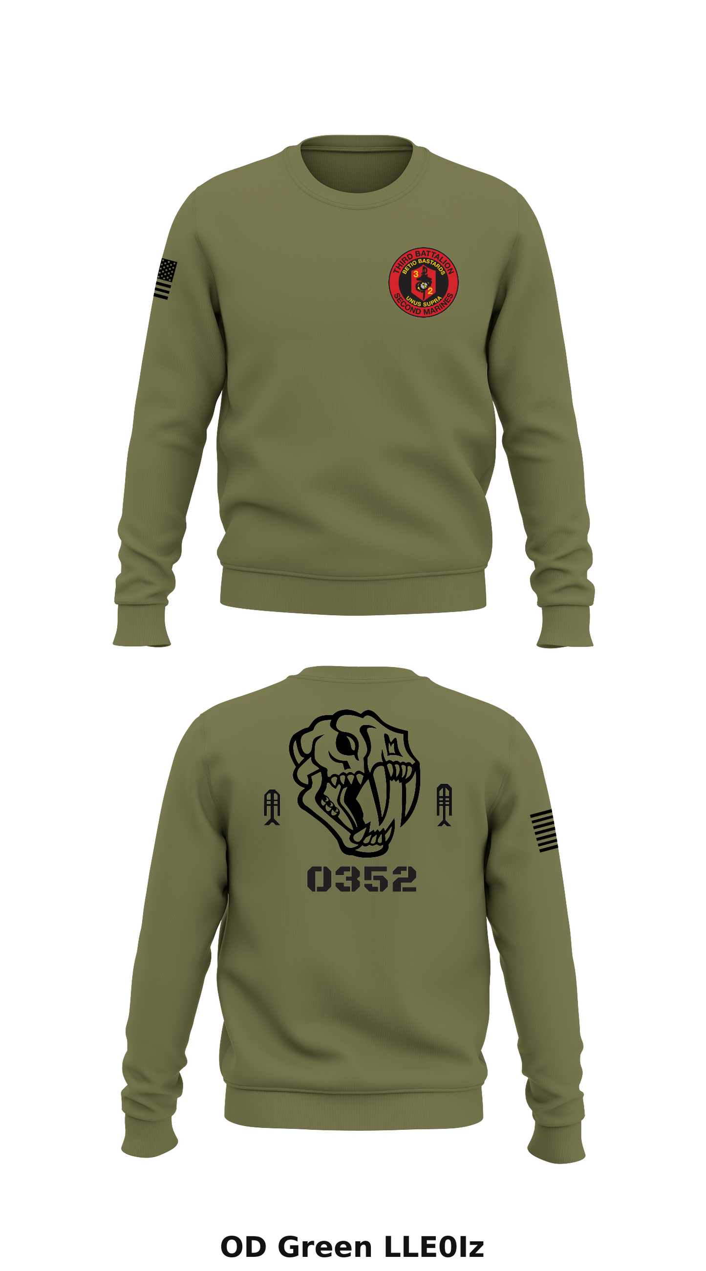 3/2 Store 1 Core Men's Crewneck Performance Sweatshirt - LLE0Iz