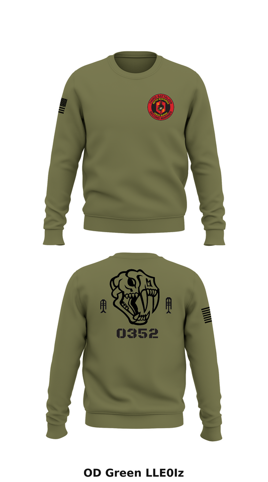 3/2 Store 1 Core Men's Crewneck Performance Sweatshirt - LLE0Iz