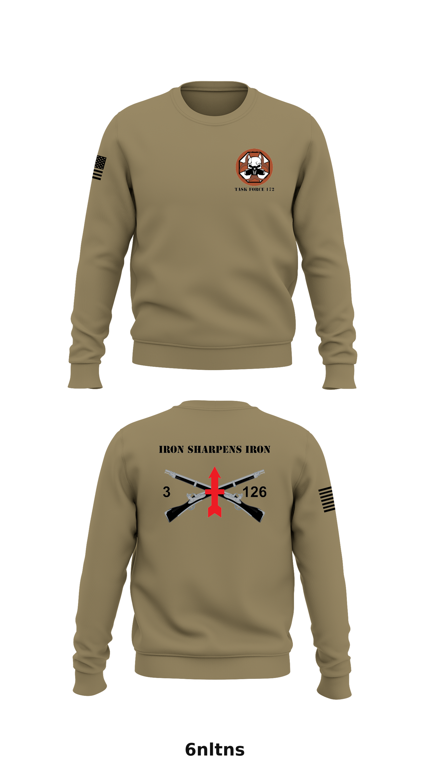 3 BN 126th  Store 1 Core Men's Crewneck Performance Sweatshirt - 6nltns
