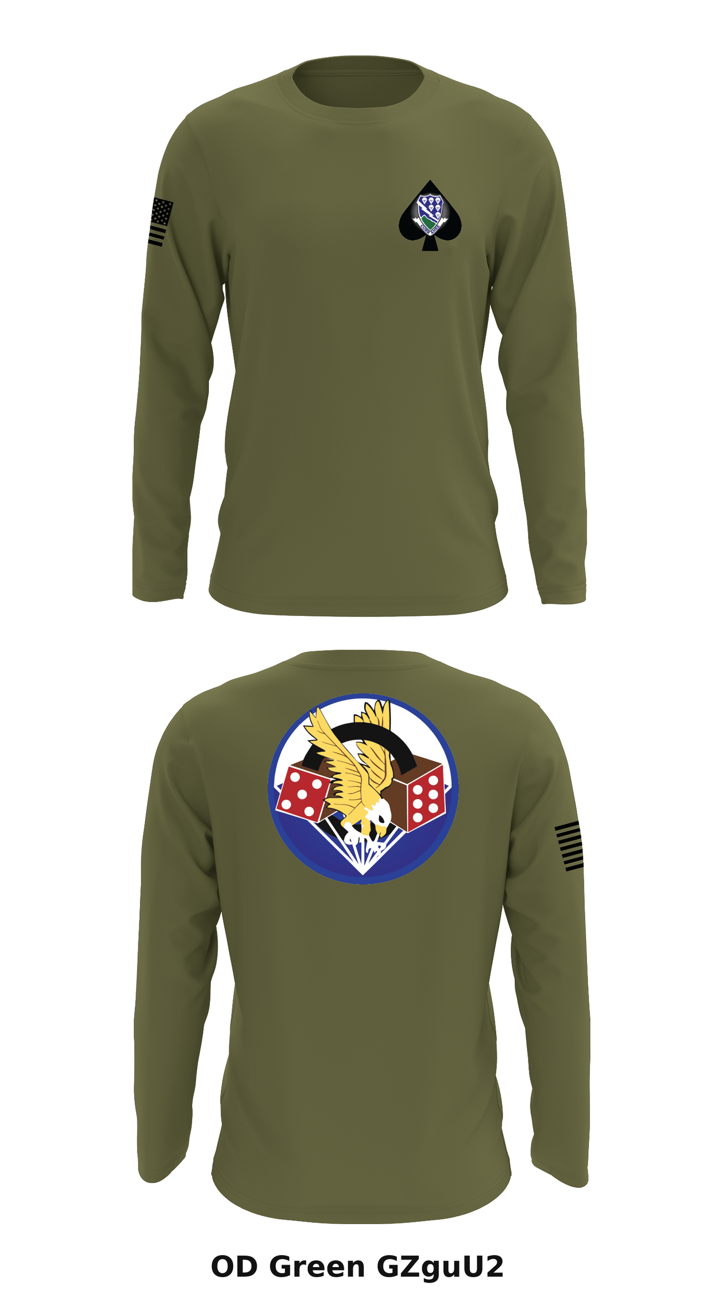 B Co, 801st BSB, 506th RCT Store 1 Core Men's LS Performance Tee - GZguU2