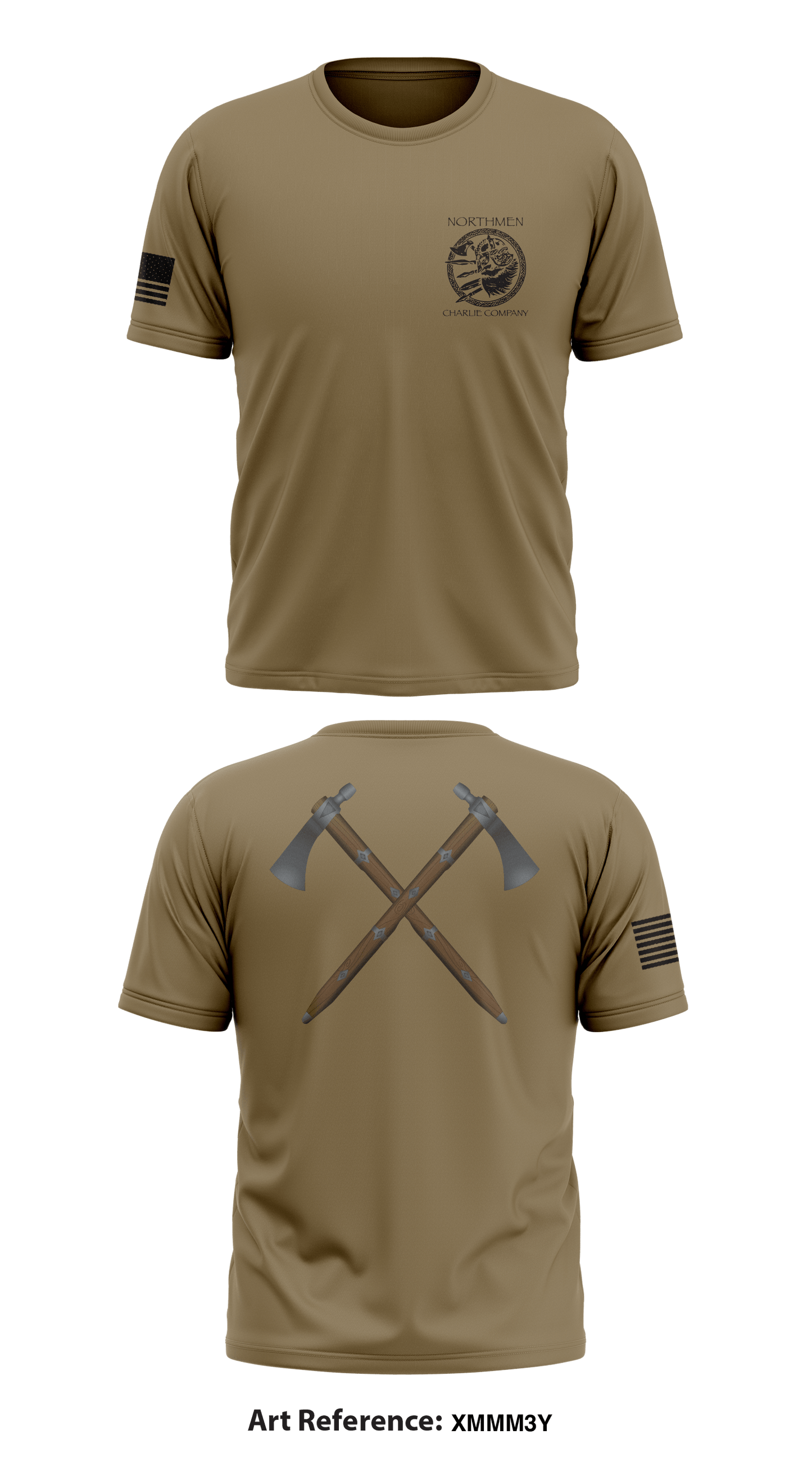 Charlie company, 92nd CA BN Store 1 Core Men's SS Performance Tee - xMMM3Y