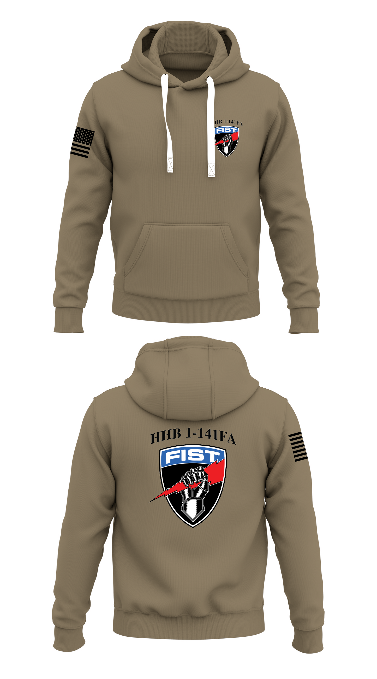 HHB 1-141FA Store 1  Core Men's Hooded Performance Sweatshirt - 90458378631