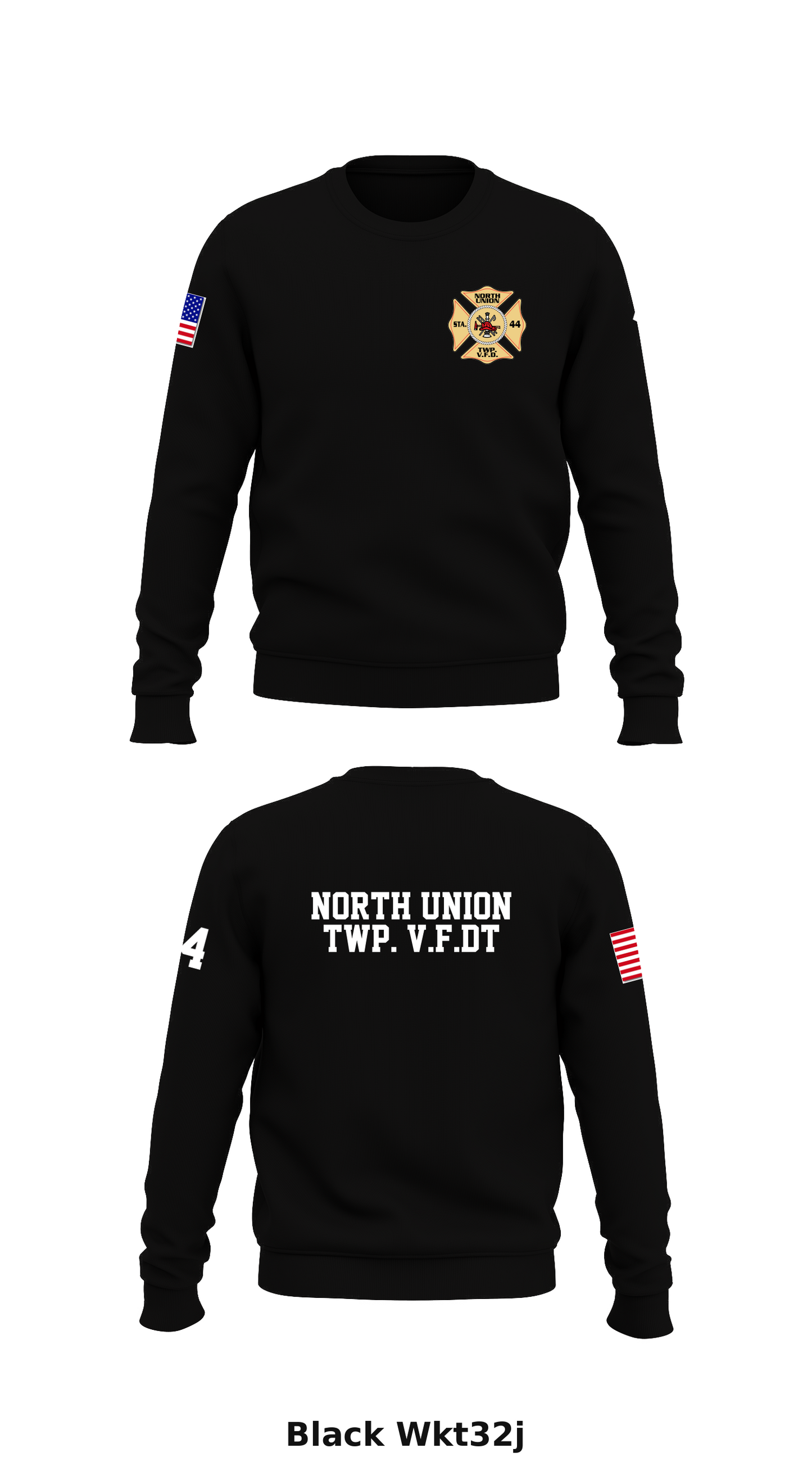 NORTH UNION TWP Store 1 Core Men's Crewneck Performance Sweatshirt - Wkt32j