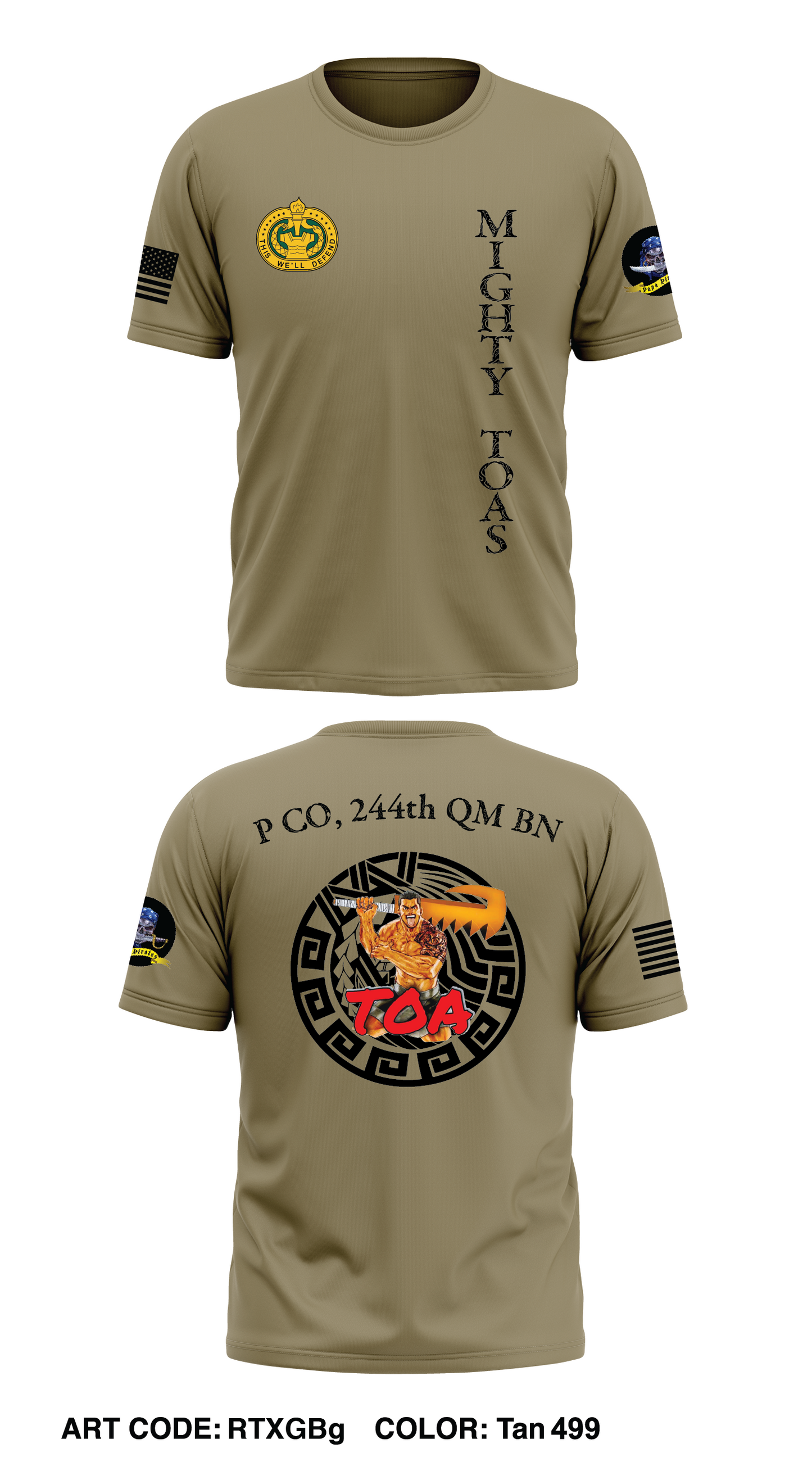 P Co, 244 QM BN Store 1 Core Men's SS Performance Tee - RTXGBg