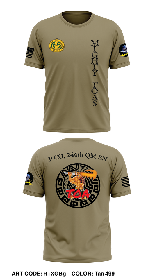 P Co, 244 QM BN Store 1 Core Men's SS Performance Tee - RTXGBg