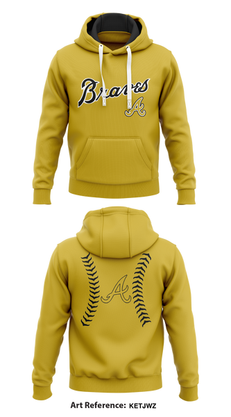 Atlanta Braves Cradle Performance Crewneck, Men's MLB Apparel