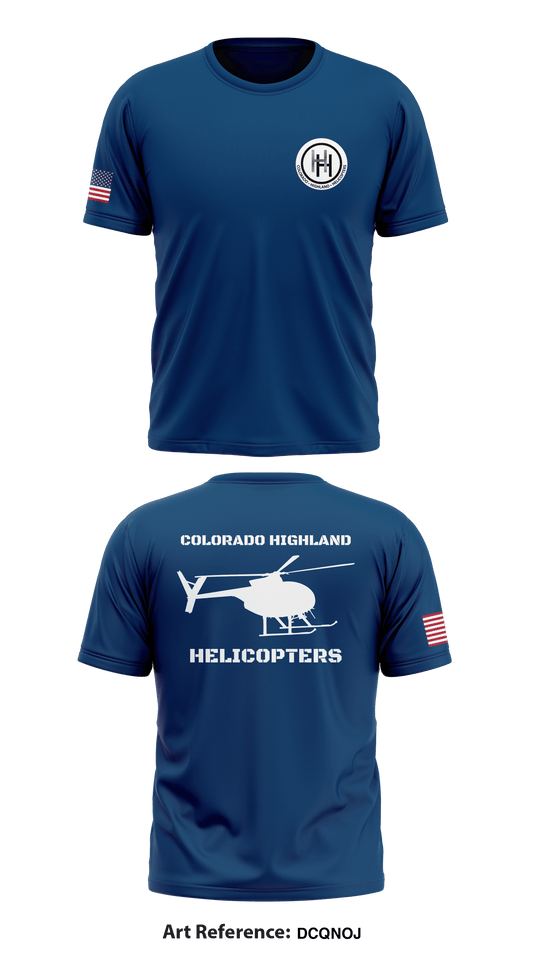 Colorado Highland Helicopters Store 1 Core Men's SS Performance Tee - dCqNOJ