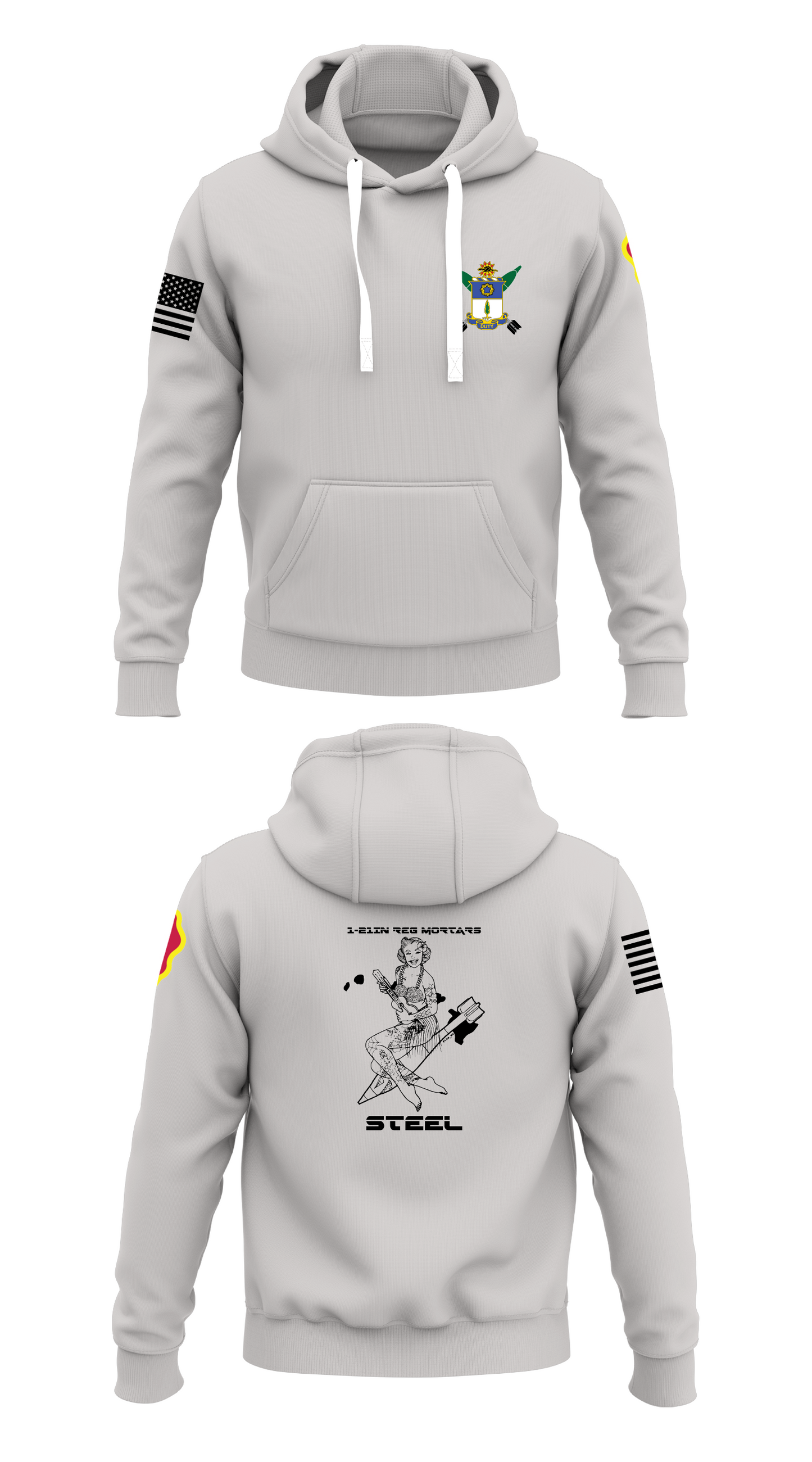 1-21IN Mortars Store 1  Core Men's Hooded Performance Sweatshirt - 62626639151