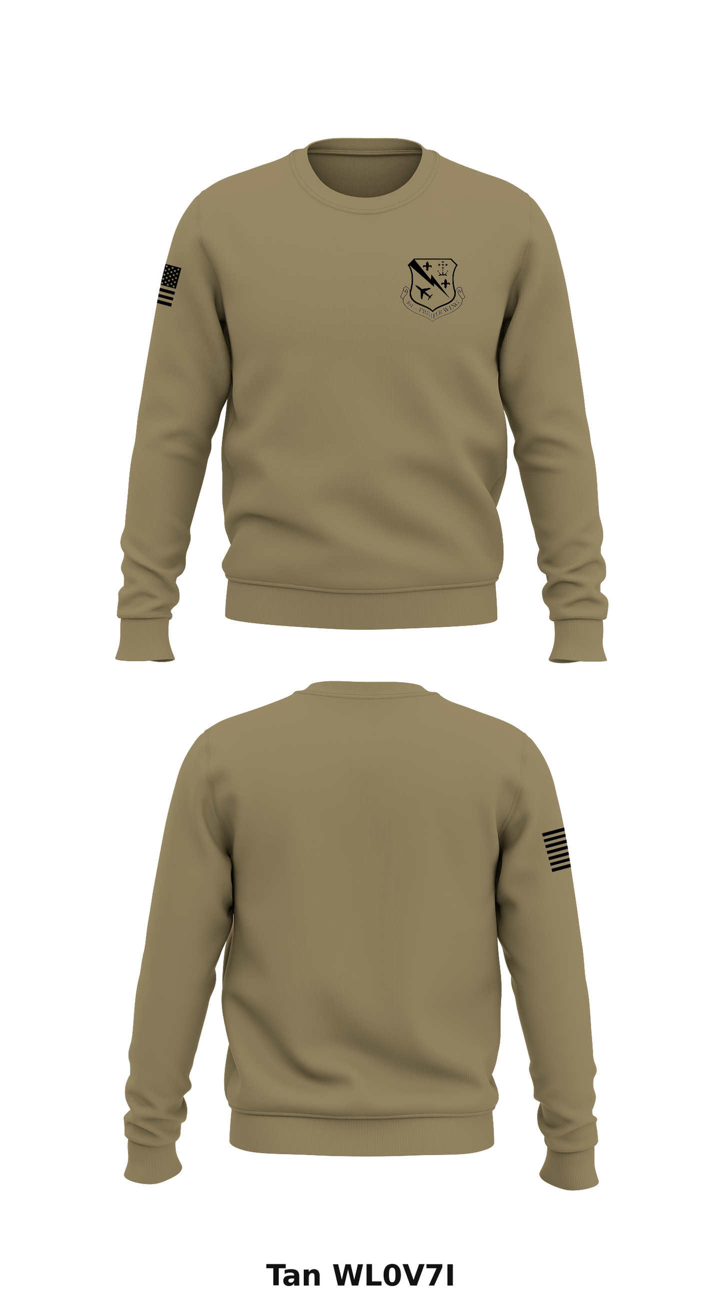 104th Fighter Wing Store 1 Core Men's Crewneck Performance Sweatshirt - WL0V7I