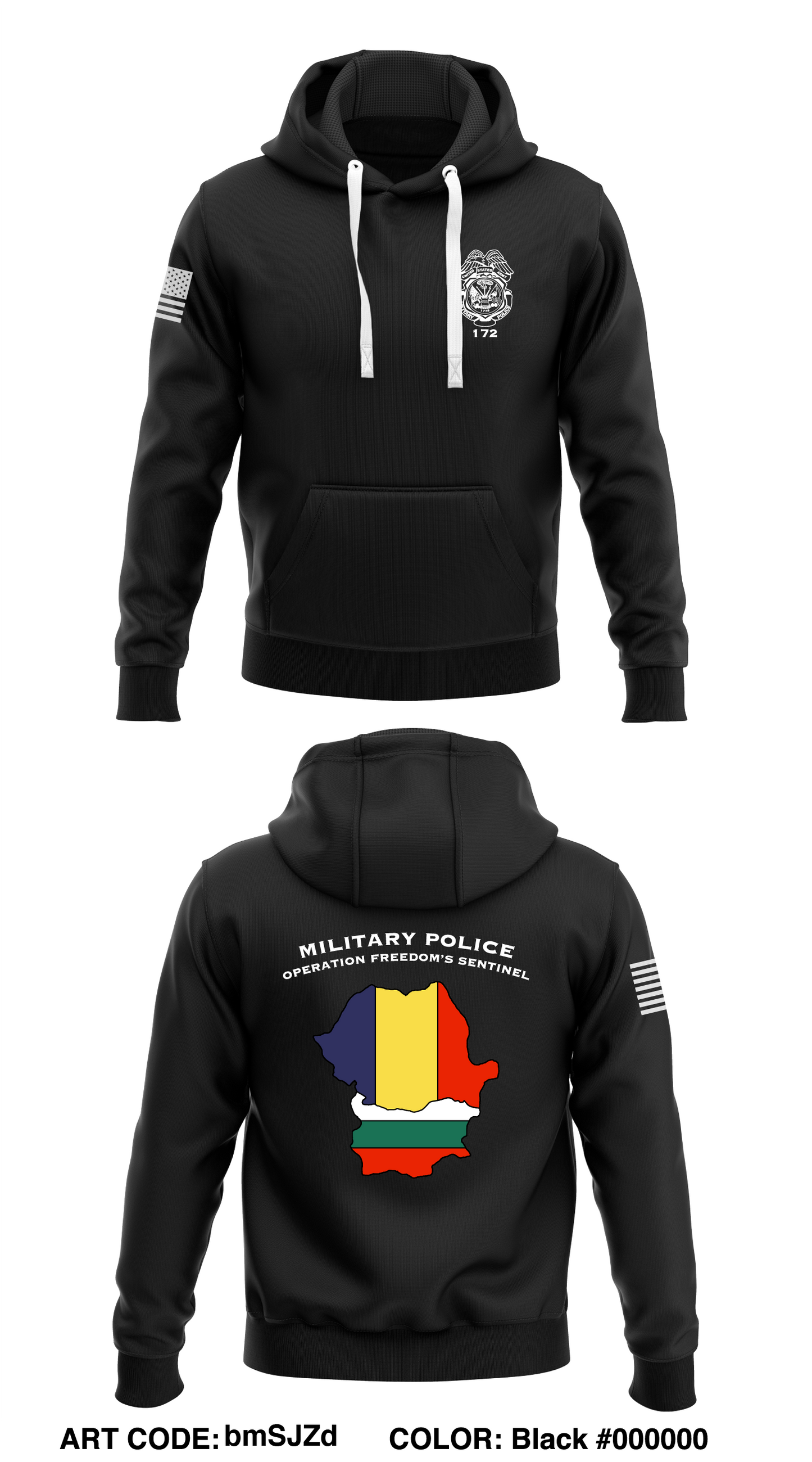172ND Law Enforcement Detachment  Store 1  Core Men's Hooded Performance Sweatshirt - bmSJZd