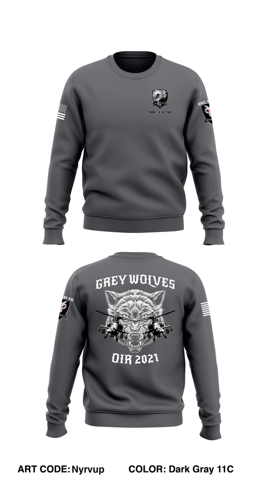 HHC 1-82AB Store 1 Core Men's Crewneck Performance Sweatshirt - Nyrvup