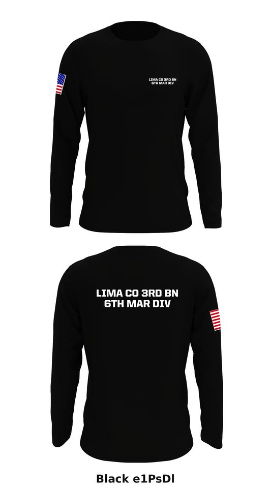 lima co 3rd BN 6th Mar div Store 1 Core Men's LS Performance Tee - e1PsDl
