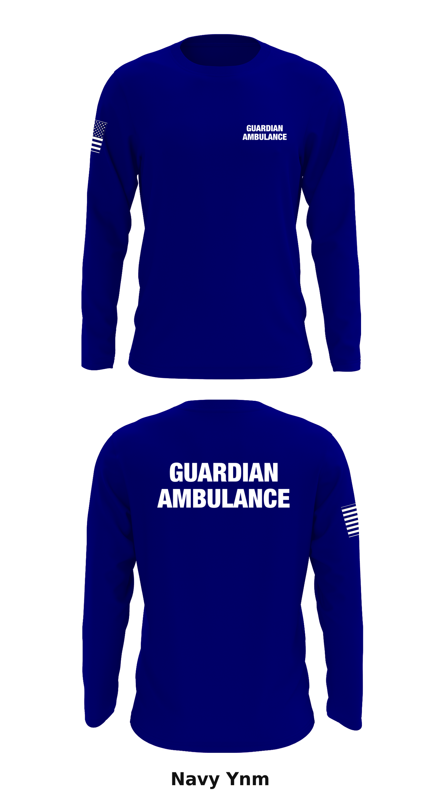 Guardian Ambulance Store 1 Core Men's LS Performance Tee - Ynm