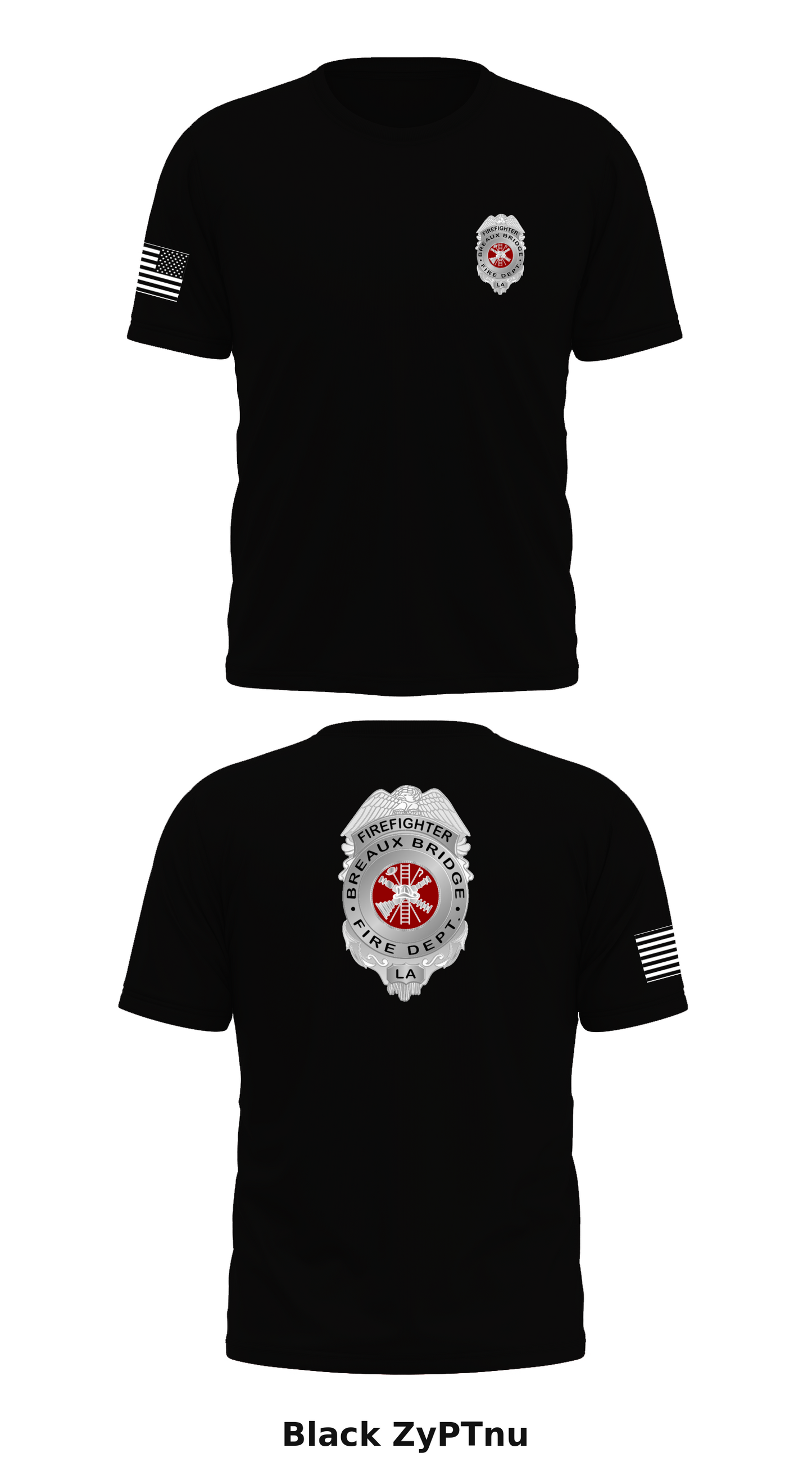 Breaux Bridge vol fire co Store 1 Core Men's SS Performance Tee - ZyPTnu
