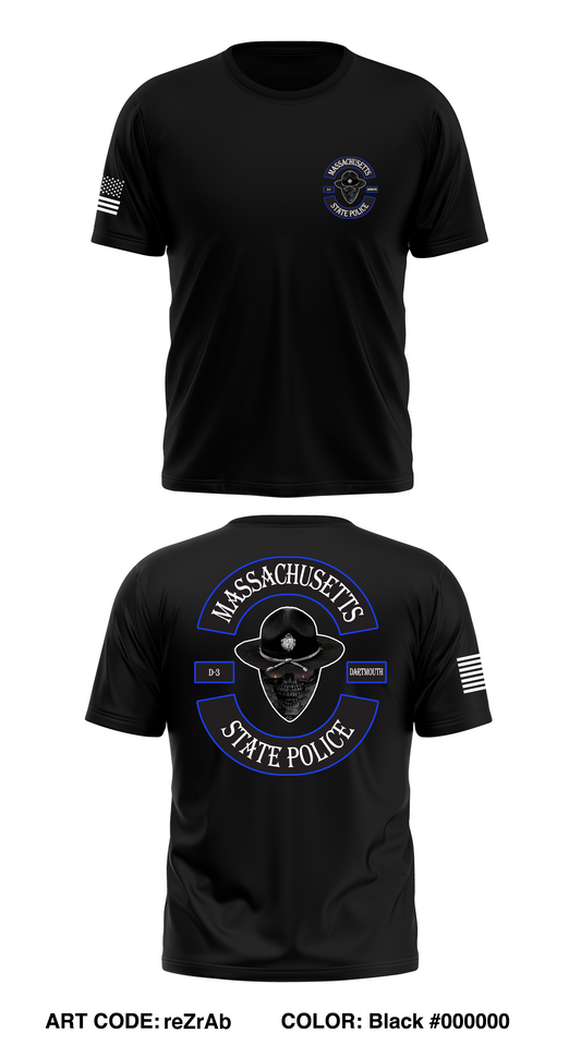 MSP STATE POLICE Store 1 Core Men's SS Performance Tee - reZrAb