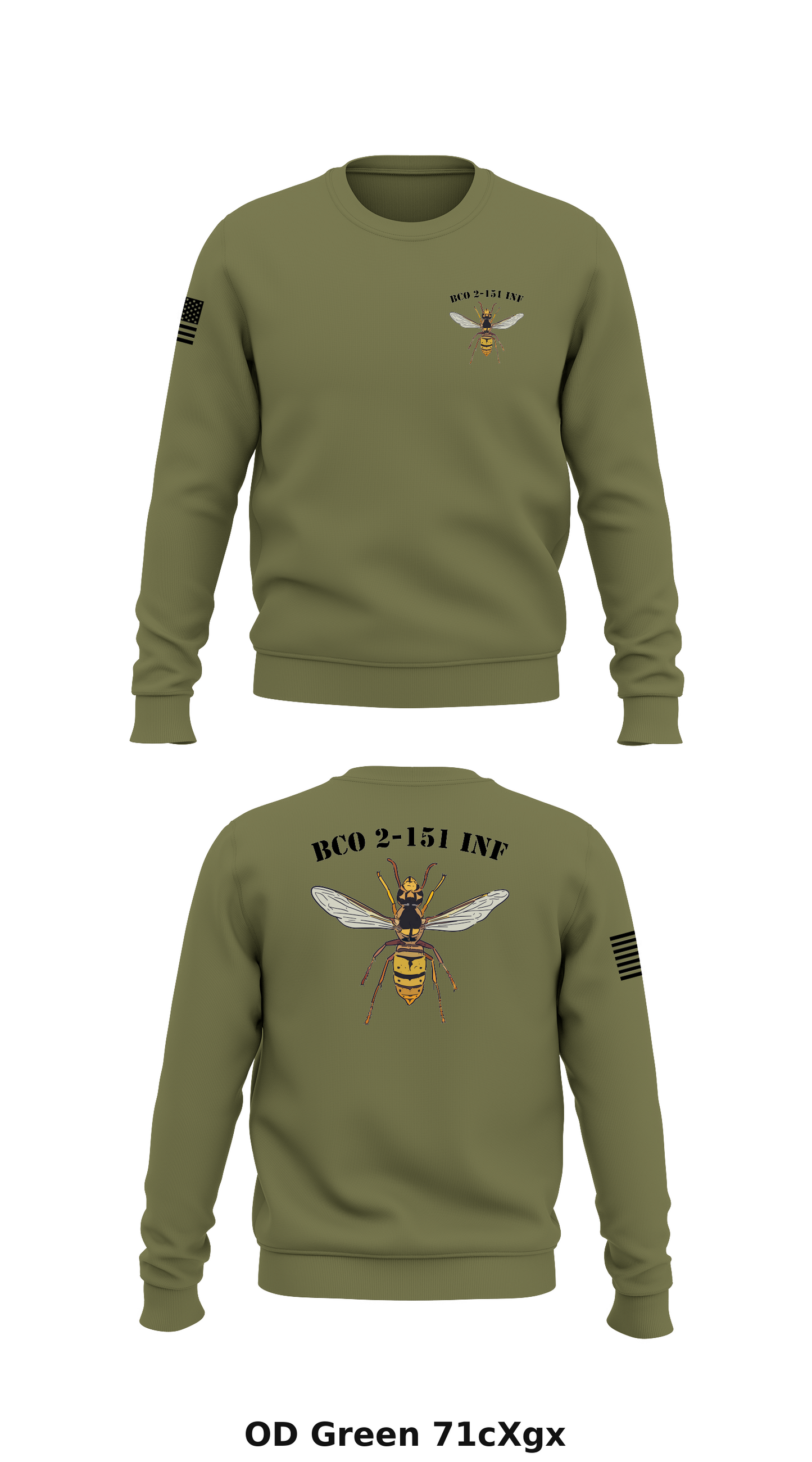 Bco 2-151 INF Store 1 Core Men's Crewneck Performance Sweatshirt - 71cXgx