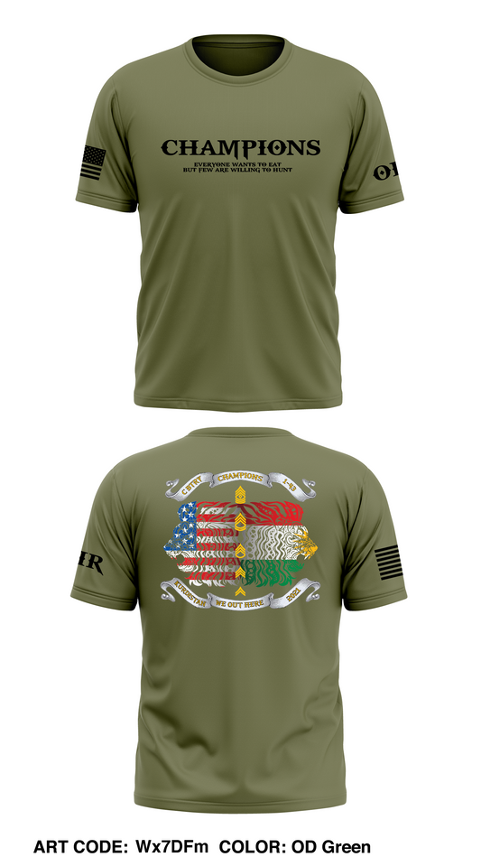 Champions NCO Core Men's SS Performance Tee - Wx7DFm