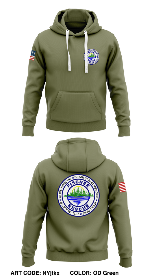 FISCHER RESCUE Store 1  Core Men's Hooded Performance Sweatshirt - NYjtkx