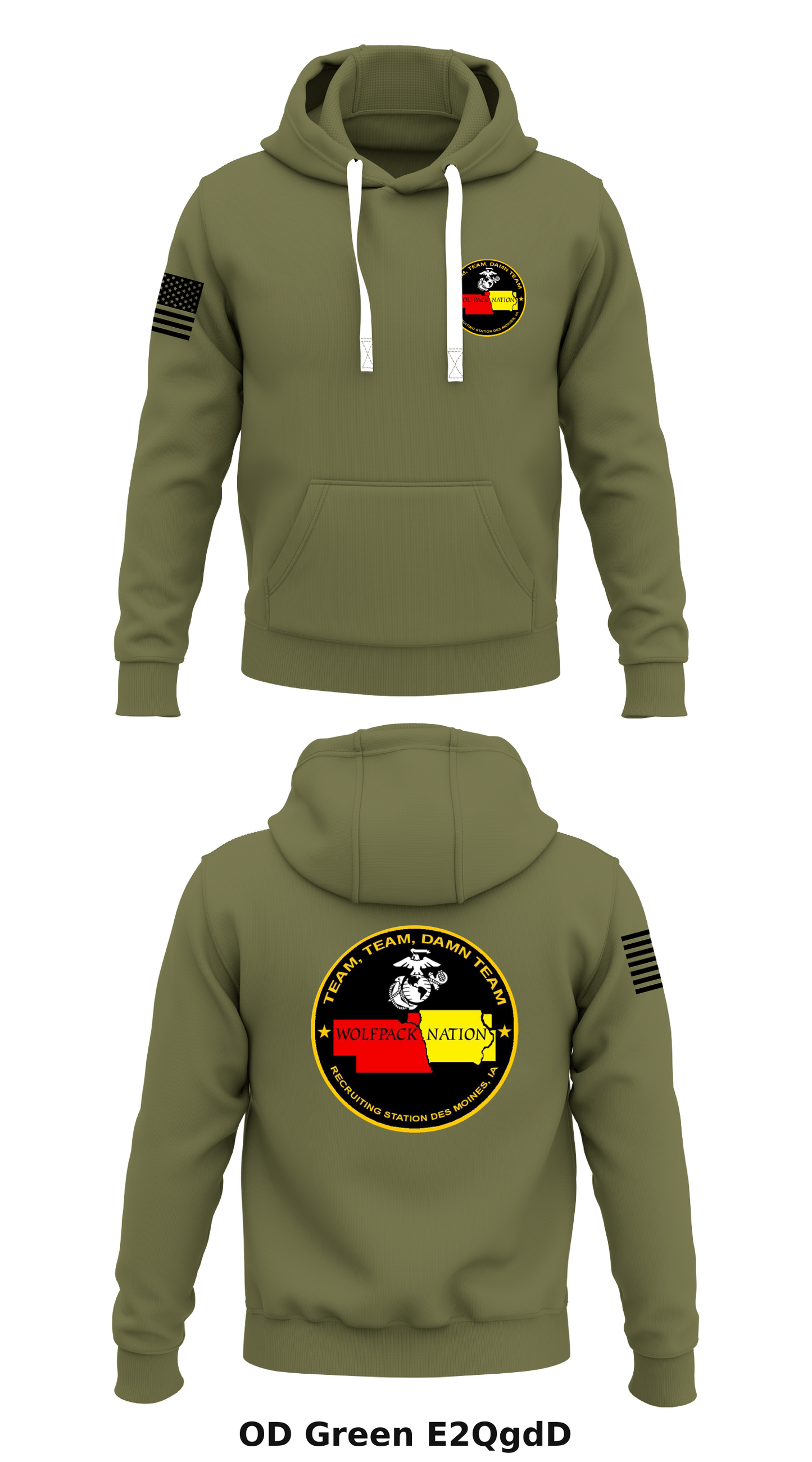Recruiting Station Des Moines Store 1  Core Men's Hooded Performance Sweatshirt - E2QgdD