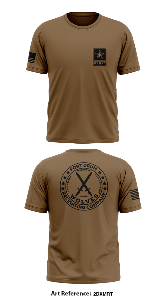 Fort Drum Recruiting Company Store 1 Core Men's SS Performance Tee - 2DXmrT