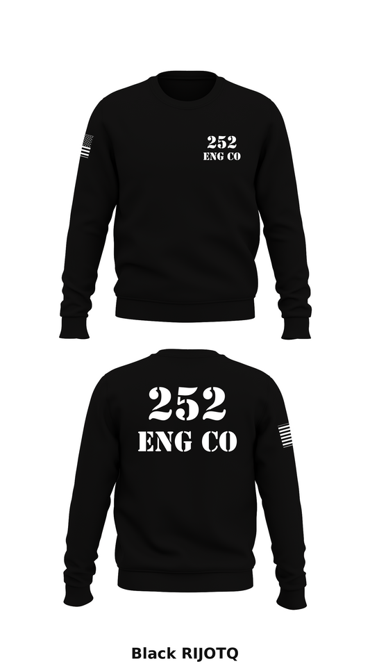 252 eng. co Store 1 Core Men's Crewneck Performance Sweatshirt - RIJOTQ